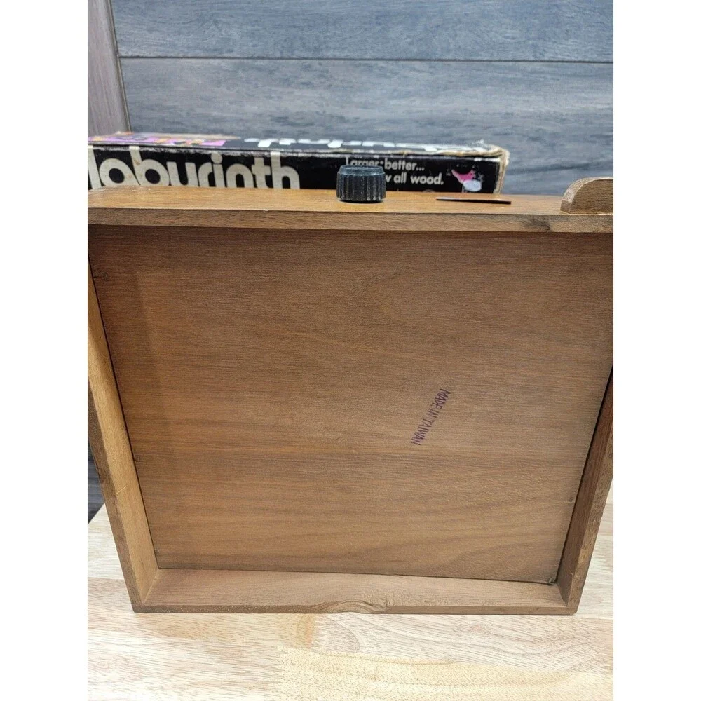 Vintage Original Labyrinth Space Control Game, Wooden, No Ball